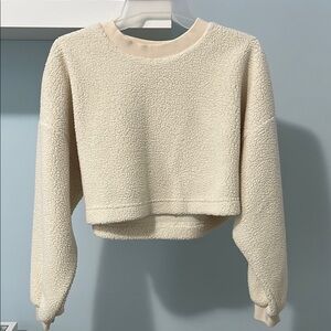 Sunday Best Cream Fleece Pullover